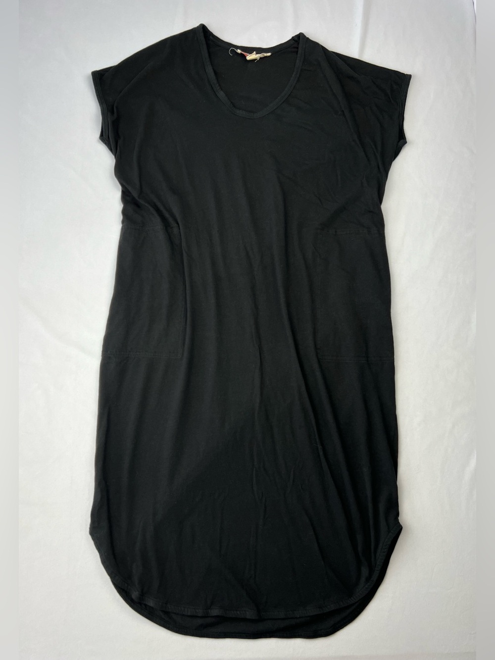 Free People Beach T-Shirt Midi Dress Black - Size XS